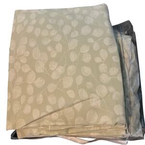 Barbara Barry Eucalyptus King Size 100% Cotton Duvet Cover, NEW OS